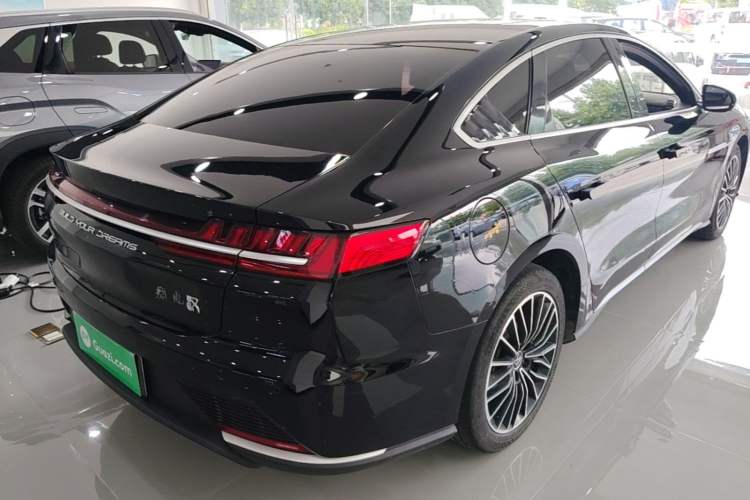 Used BYD Han 2021 EV Standard Range Luxury Model Rear Right 45 Deg