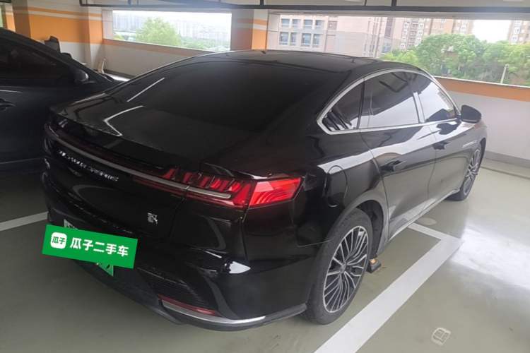 Used BYD Han 2021 EV Standard Range Luxury Model Rear Right 45 Deg