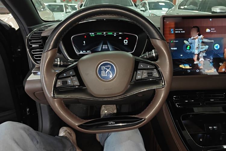 Used BYD Han 2021 EV Standard Range Luxury Model Steering Wheel