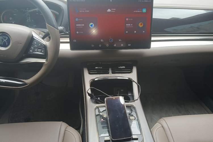Used BYD Han 2021 EV Standard Range Luxury Model Audio And AC Panel