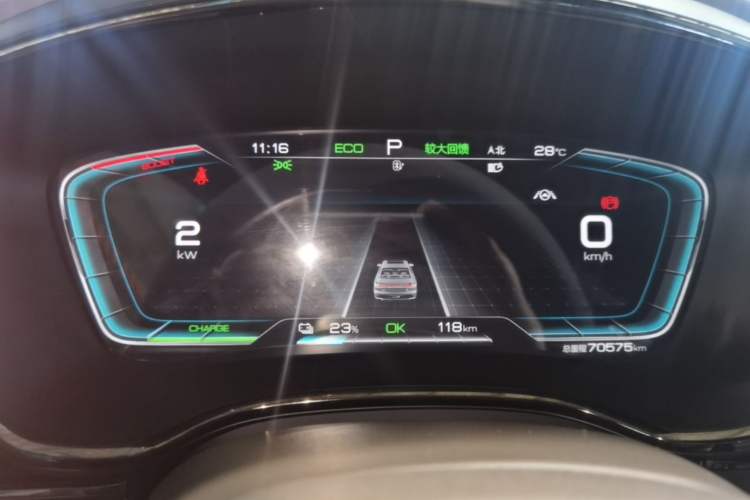 Used BYD Han 2021 EV Standard Range Luxury Model Instrument Cluster