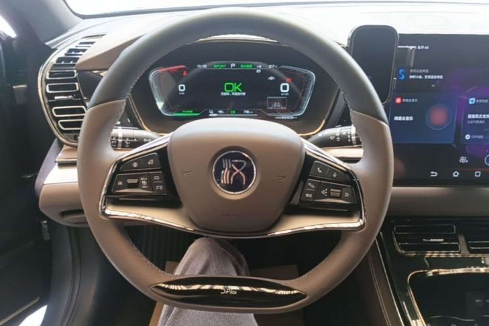 Used BYD Han 2021 EV Standard Range Luxury Model Steering Wheel
