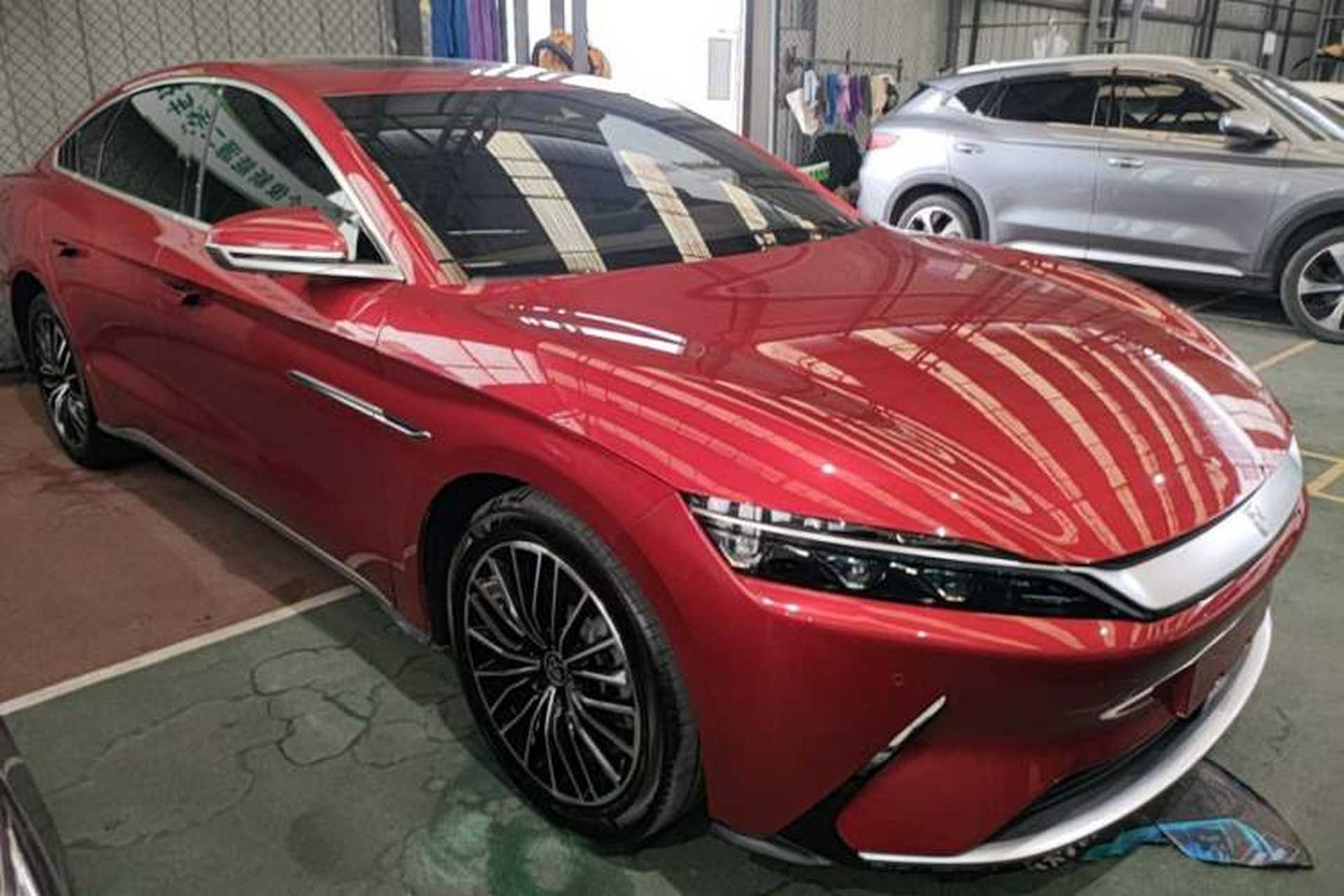 Used BYD Han 2021 EV Standard Range Luxury Model Front Right 45 Deg