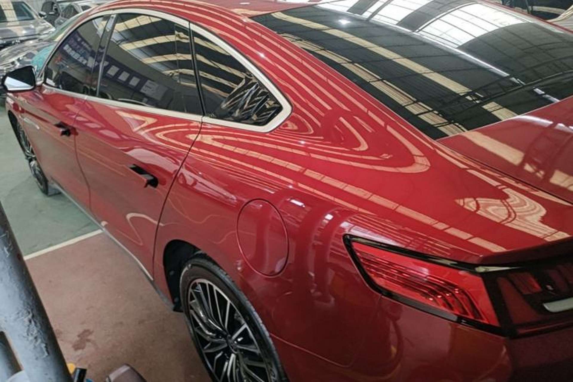 Used BYD Han 2021 EV Standard Range Luxury Model Rear Left 45 Deg