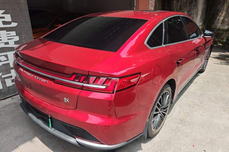 Used BYD Han 2021 EV Standard Range Luxury Model Rear Right 45 Deg