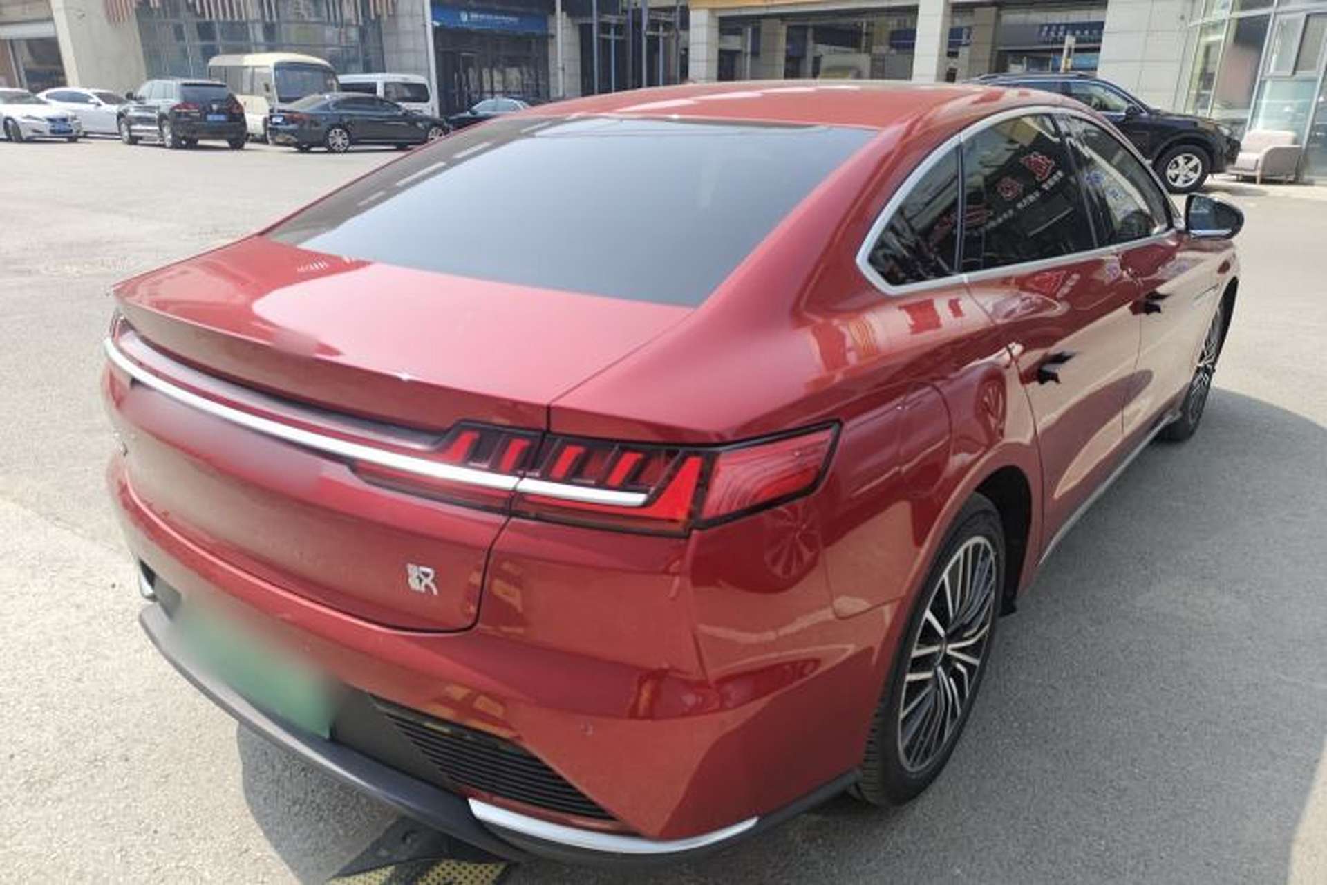 Used BYD Han 2021 EV Standard Range Luxury Model Rear Right 45 Deg