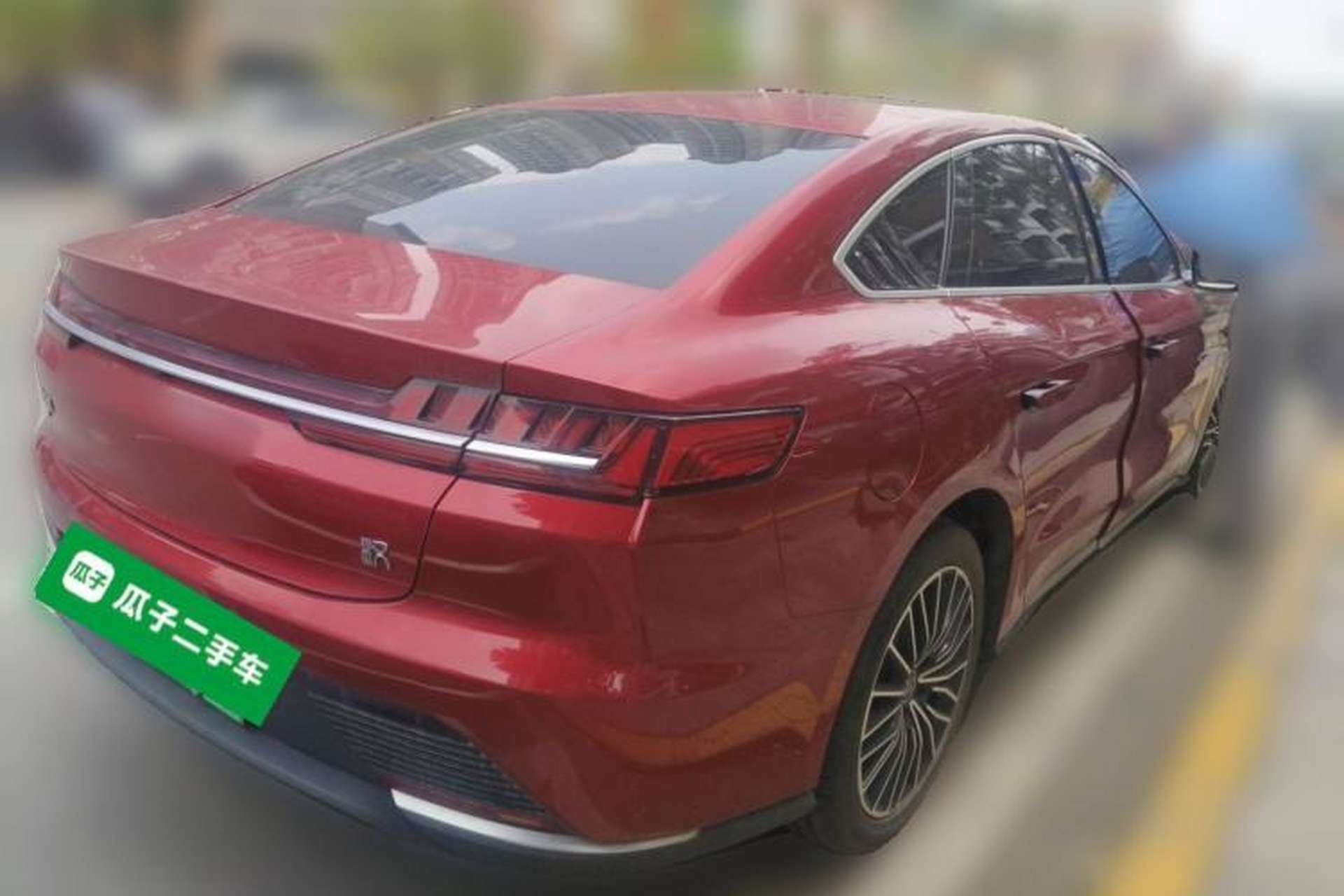 Used BYD Han 2021 EV Standard Range Luxury Model Rear Right 45 Deg