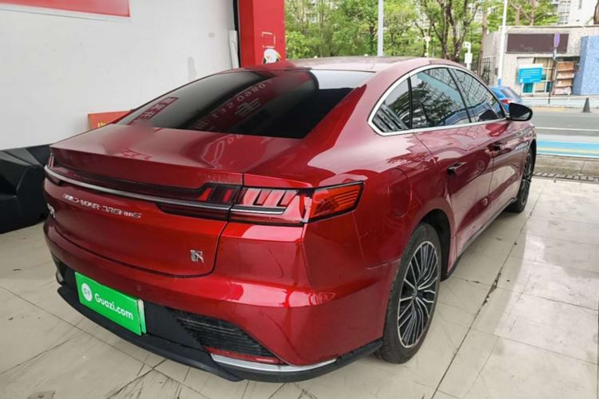 Used BYD Han 2021 EV Standard Range Luxury Model Rear Right 45 Deg