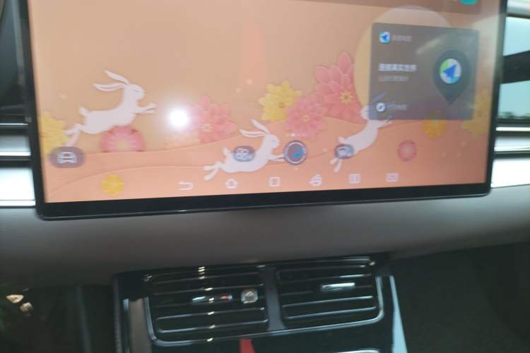 Used BYD Han 2021 EV Standard Range Luxury Model Audio And AC Panel