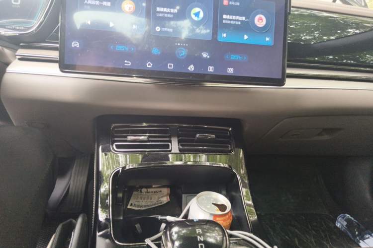 Used BYD Han 2021 EV Standard Range Luxury Model Audio And AC Panel
