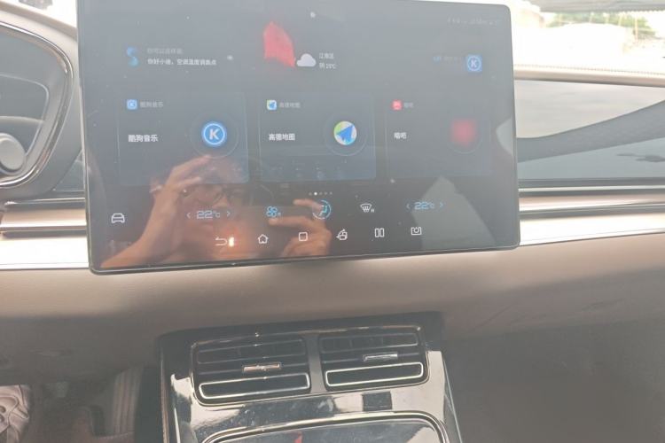 Used BYD Han 2021 EV Standard Range Luxury Model Audio And AC Panel
