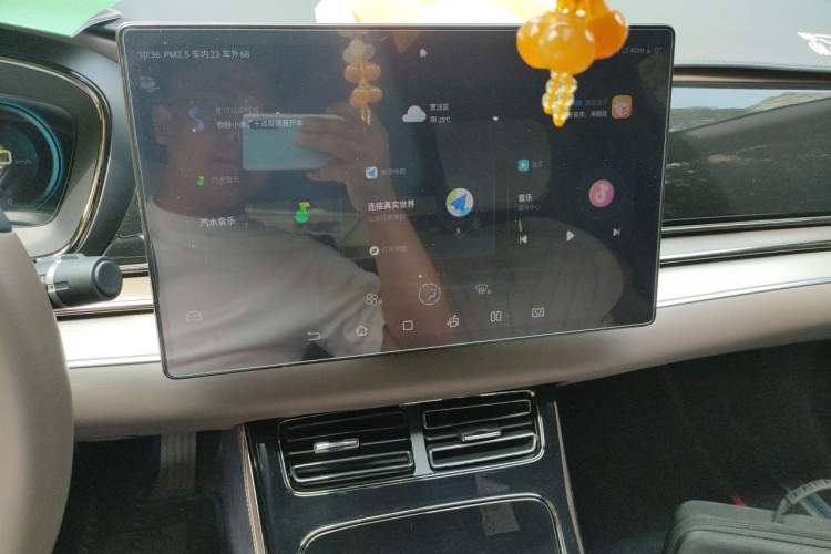 Used BYD Han 2021 EV Standard Range Luxury Model Audio And AC Panel