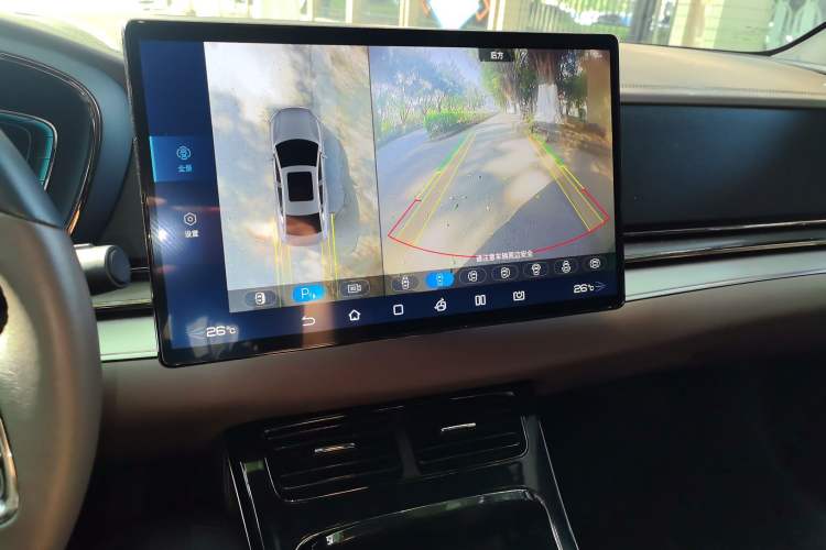 Used BYD Han 2021 EV Standard Range Luxury Model Audio And AC Panel