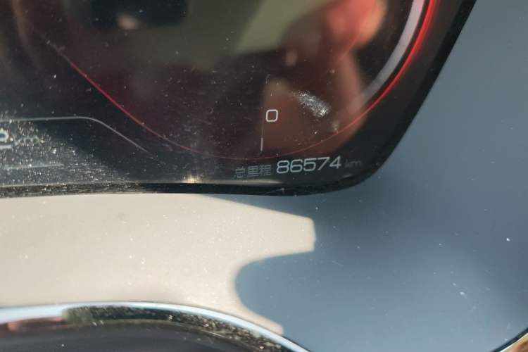 Used BYD Han 2021 EV Standard Range Luxury Model Odometer Close Up
