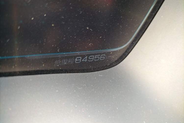 Used BYD Han 2021 EV Standard Range Luxury Model Odometer Close Up
