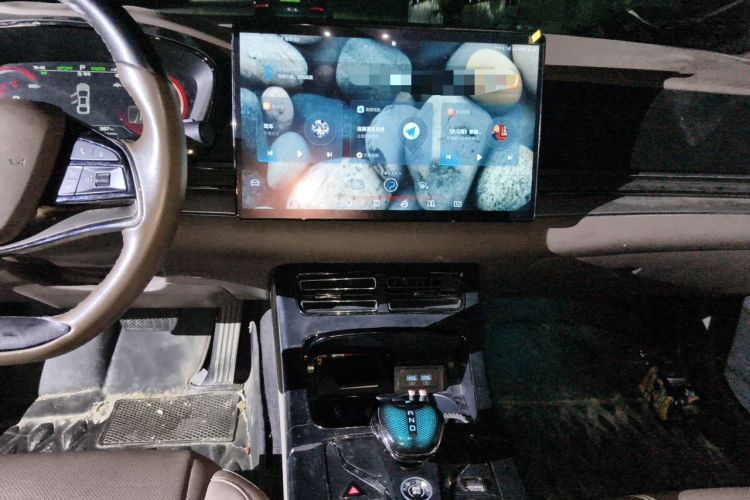 Used BYD Han 2021 EV Standard Range Luxury Model Audio And AC Panel