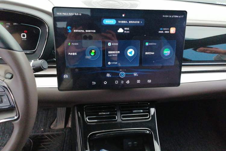 Used BYD Han 2021 EV Standard Range Luxury Model Audio And AC Panel
