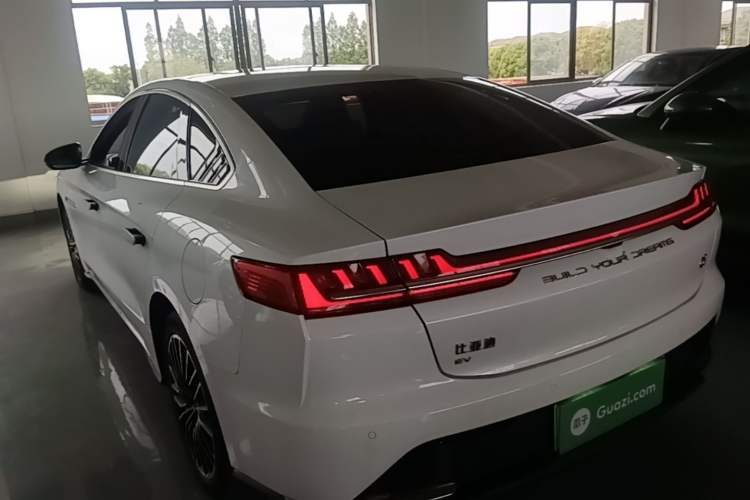Used BYD Han 2021 EV Standard Range Luxury Model Rear Left 45 Deg