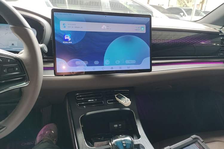 Used BYD Han 2022 DM-i 121KM Prestige Model Audio And AC Panel