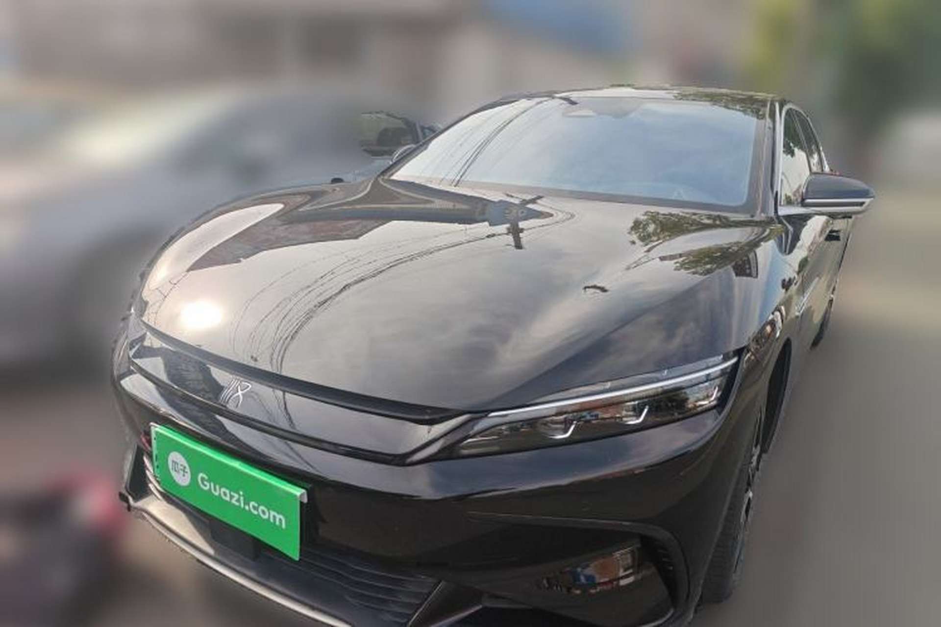Used BYD Han 2022 EV Genesis Edition 610KM All-Wheel Drive Premium Model Front Left 45 Deg