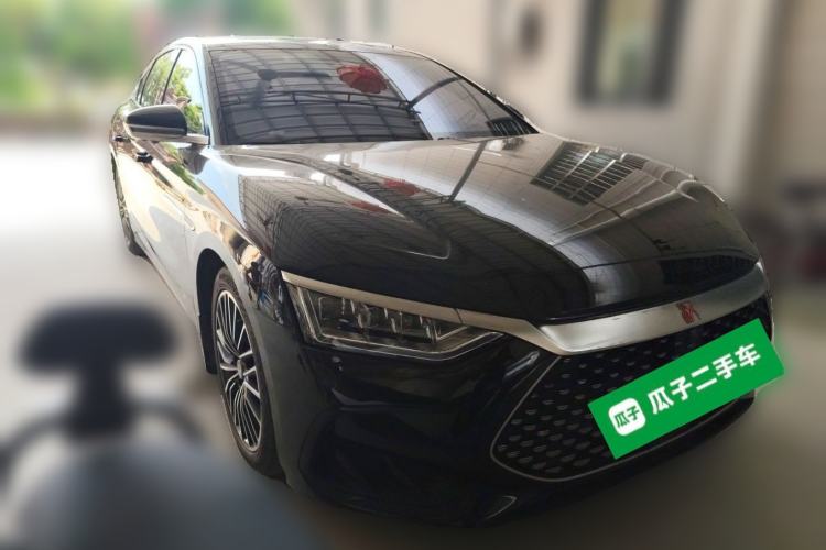Used BYD Han 2022 DM-i 121KM Luxury Model Front Right 45 Deg