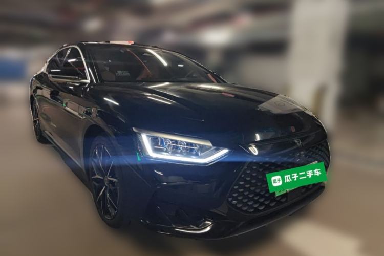 Used BYD Han 2022 DM-p 202km Four-Wheel Drive Flagship Model Front Right 45 Deg