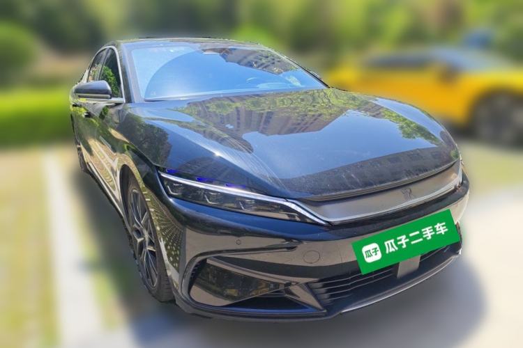 Used BYD Han 2022 EV Genesis Edition 610KM All-Wheel Drive Premium Model Front Right 45 Deg
