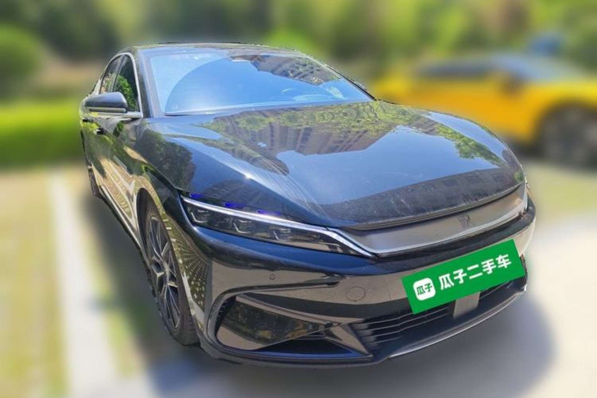 Used BYD Han 2022 EV Genesis Edition 610KM All-Wheel Drive Premium Model Front Right 45 Deg