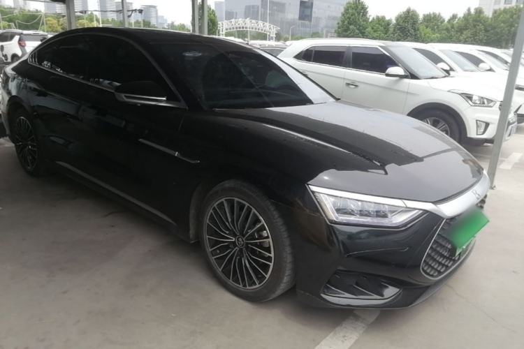 Used BYD Han 2022 DM-i 121KM Prestige Model Front Right 45 Deg