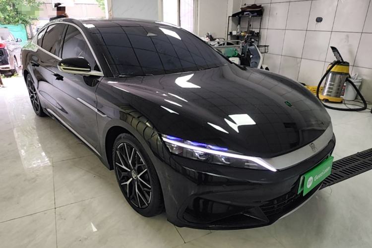 Used BYD Han 2022 EV Genesis Edition 610KM All-Wheel Drive Premium Model Front Right 45 Deg