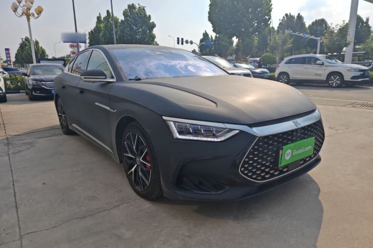 Used BYD Han 2022 DM-p 202km Four-Wheel Drive Flagship Model Front Right 45 Deg