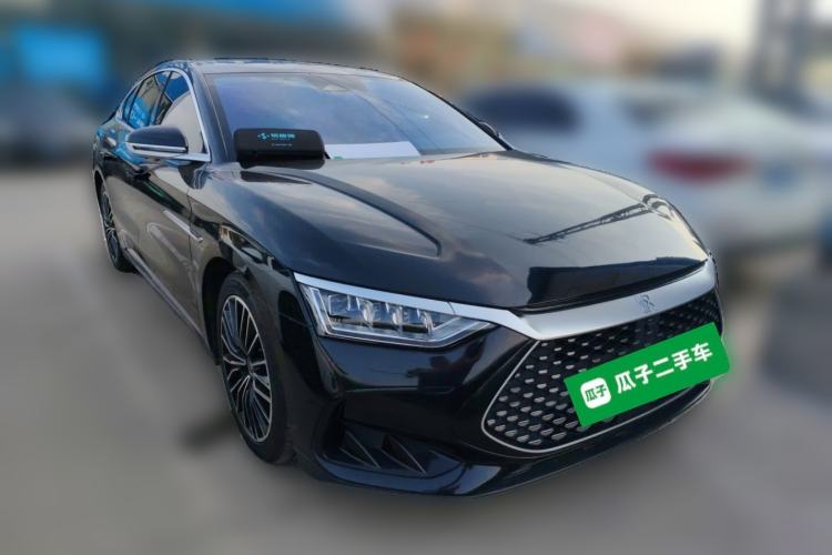 Used BYD Han 2022 DM-i 121KM Luxury Model Front Right 45 Deg