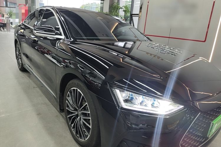 Used BYD Han 2022 DM-i 121KM Luxury Model Front Right 45 Deg