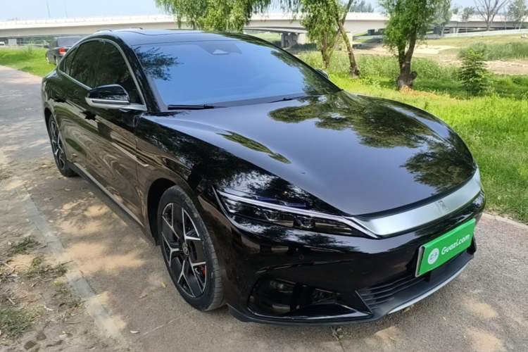 Used BYD Han 2022 EV Genesis Edition 715KM Front-Wheel-Drive Prestige Model Front Right 45 Deg