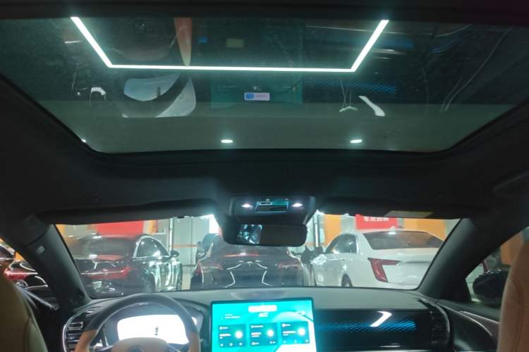 Used BYD Han 2022 EV Genesis Edition 610KM All-Wheel Drive Premium Model Headliner