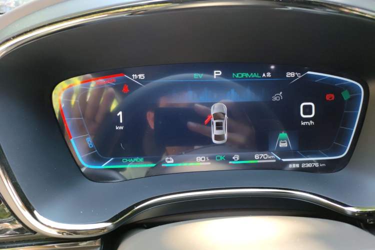 Used BYD Han 2022 DM-i 121KM Prestige Model Instrument Cluster
