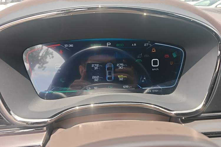 Used BYD Han 2022 EV Genesis Edition 715 km Front-Wheel-Drive Flagship Model Instrument Cluster