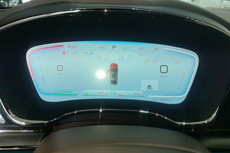 Used BYD Han 2022 DM-i 121KM Luxury Model Instrument Cluster