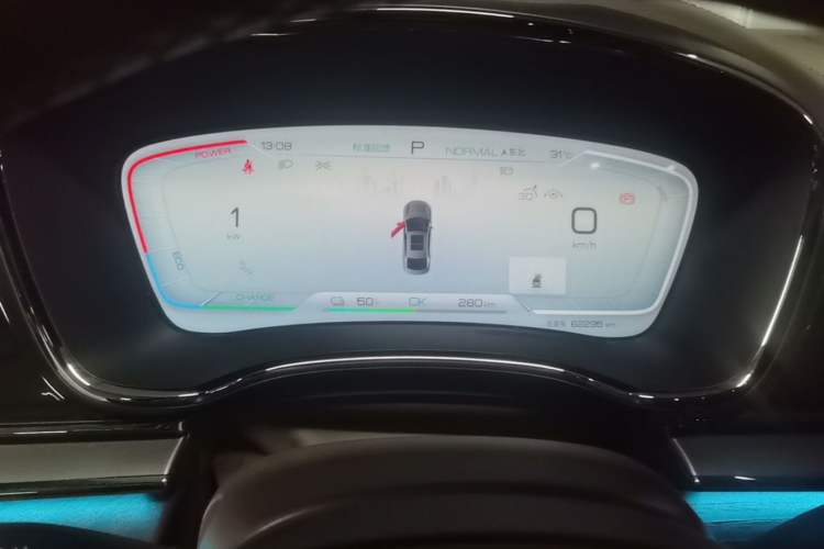 Used BYD Han 2022 EV Genesis Edition 610KM All-Wheel Drive Premium Model Instrument Cluster