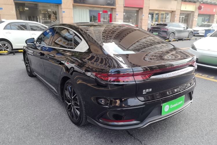Used BYD Han 2022 EV Genesis Edition 610KM All-Wheel Drive Premium Model Rear Left 45 Deg