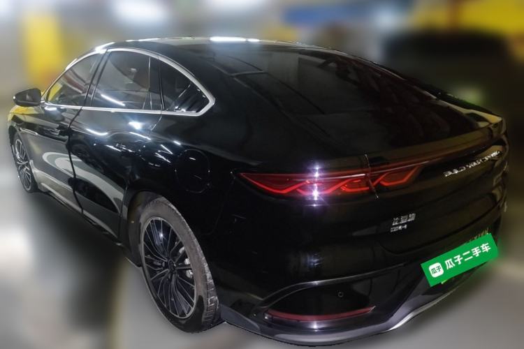 Used BYD Han 2022 DM-i 121KM Prestige Model Rear Left 45 Deg