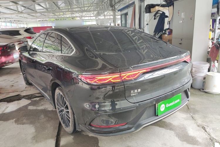 Used BYD Han 2022 DM-i 121KM Luxury Model Rear Left 45 Deg