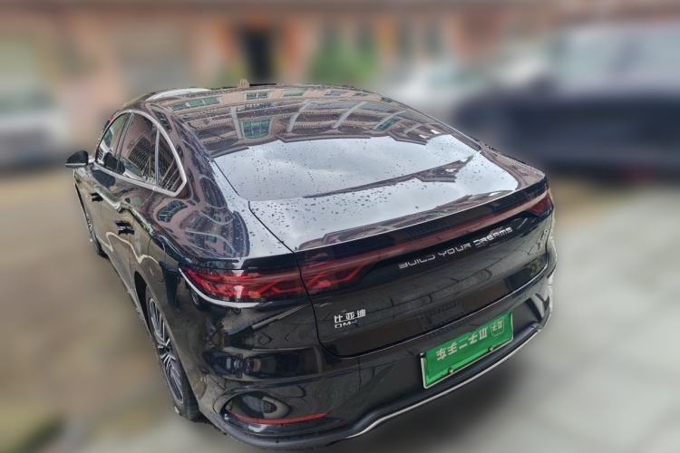 Used BYD Han 2022 DM-i 121KM Luxury Model Rear Left 45 Deg