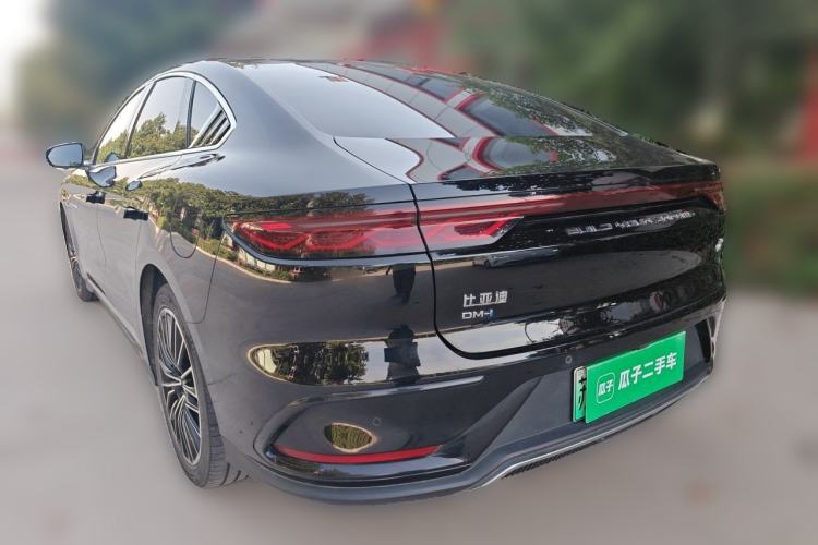 Used BYD Han 2022 DM-i 121KM Prestige Model Rear Left 45 Deg