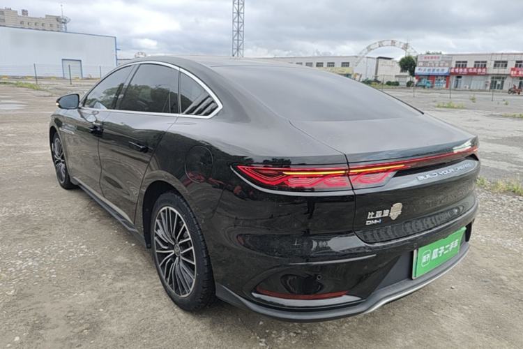 Used BYD Han 2022 DM-i 121KM Luxury Model Rear Left 45 Deg