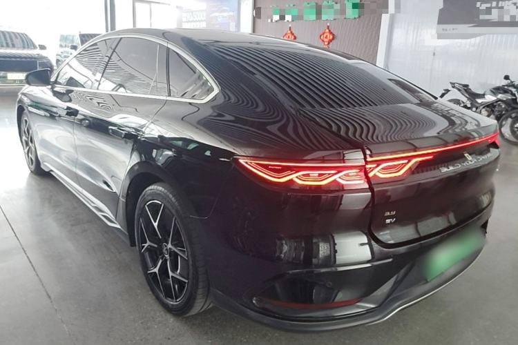 Used BYD Han 2022 EV Genesis Edition 715KM Front-Wheel-Drive Prestige Model Rear Left 45 Deg
