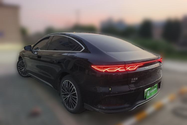 Used BYD Han 2022 DM-i 121KM Prestige Model Rear Left 45 Deg