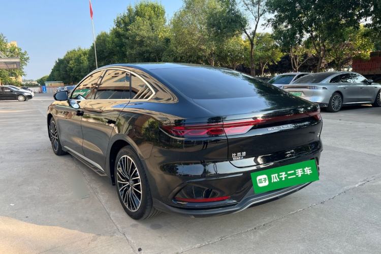 Used BYD Han 2022 DM-i 121KM Luxury Model Rear Left 45 Deg