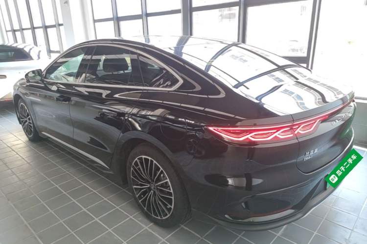 Used BYD Han 2022 DM-i 121KM Luxury Model Rear Left 45 Deg