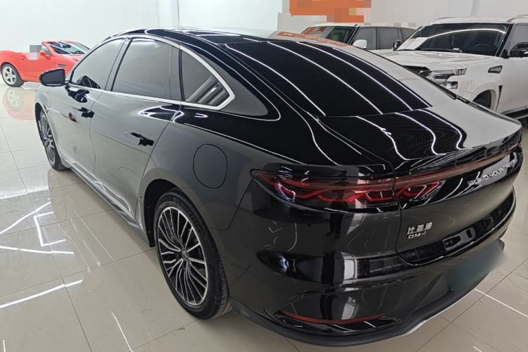 Used BYD Han 2022 DM-i 121KM Luxury Model Rear Left 45 Deg